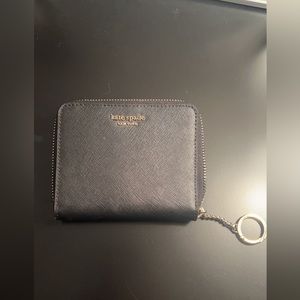 Black Kate spade wallet, never used